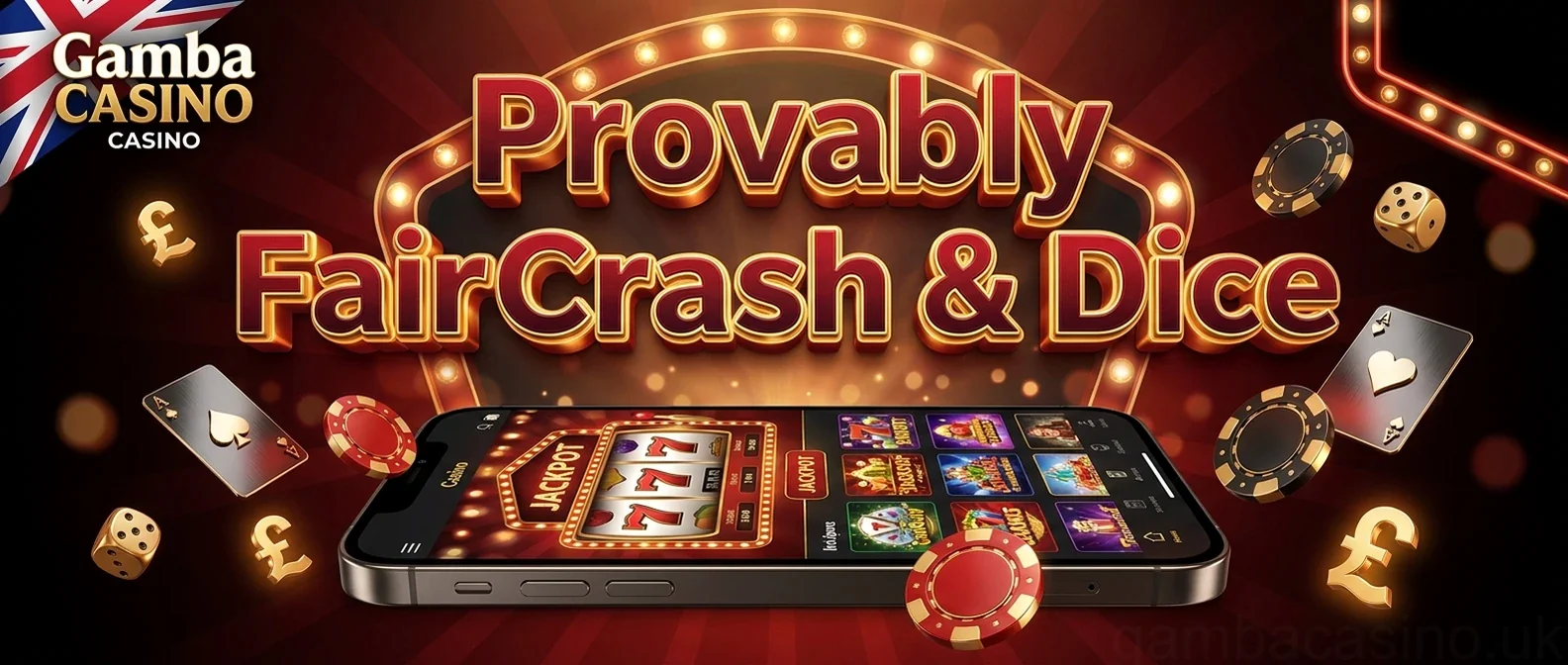 Provably FairCrash & Dice